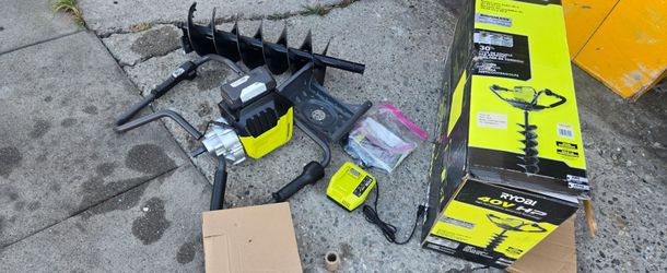 Ryobi 40V HP Brushless Earth Auger Kit