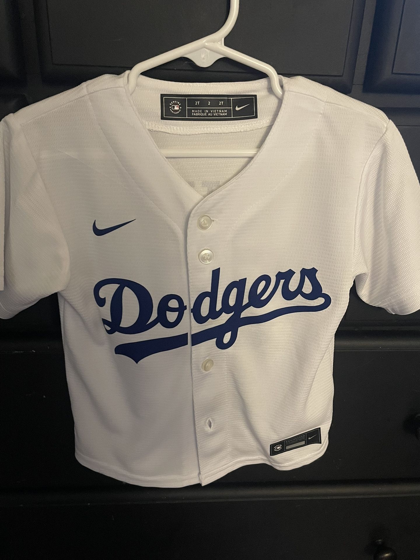 2T fits up to 4T Toddler Nike Dodgers Mookie Betts Jersey
