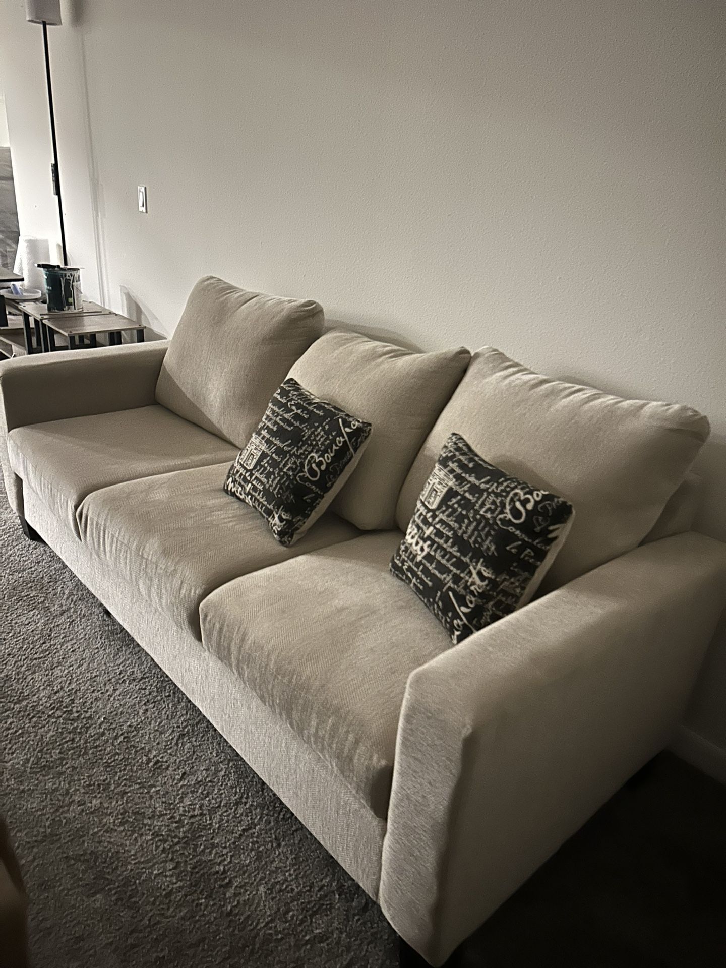 Super Clean Beige Sofa / Couch