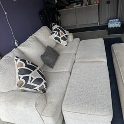 Sofa Two Ottomans 
