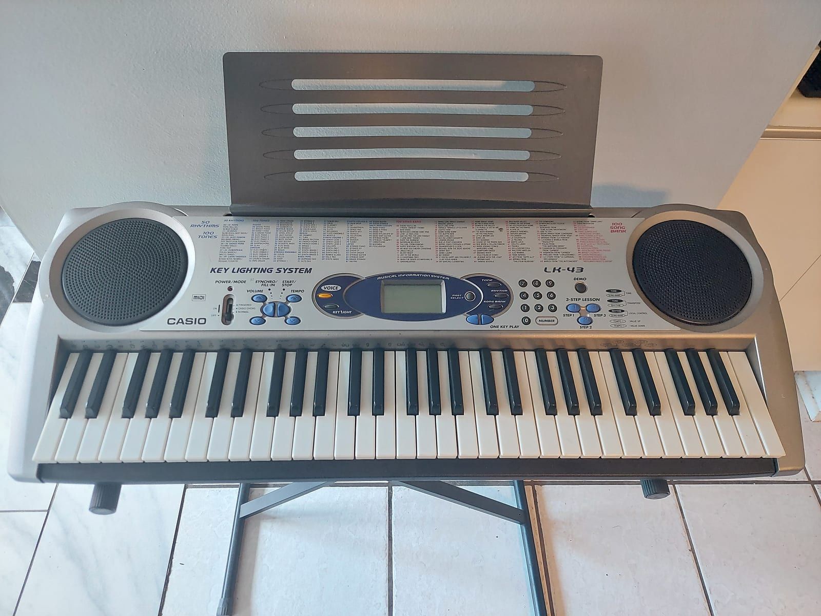 Casio LK-43 61-Key Keyboard