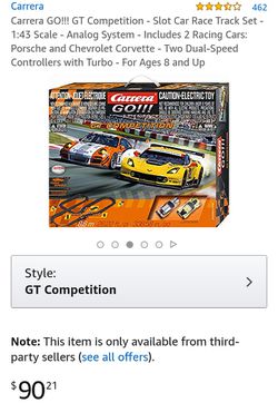Carrera GO!!! GT Showdown 1:43 Scale Slot Car Race Set