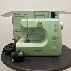 Sew & Sew Sewing Machine – Used, in Original Box