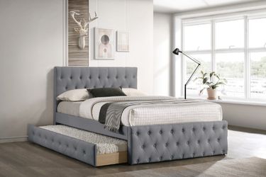 Full/Twin Size Frame And Mattresses 