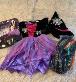 Girls light up witch costume