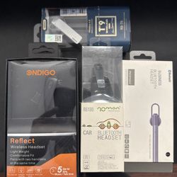 6 Piece Lot Of single War Bluetooths