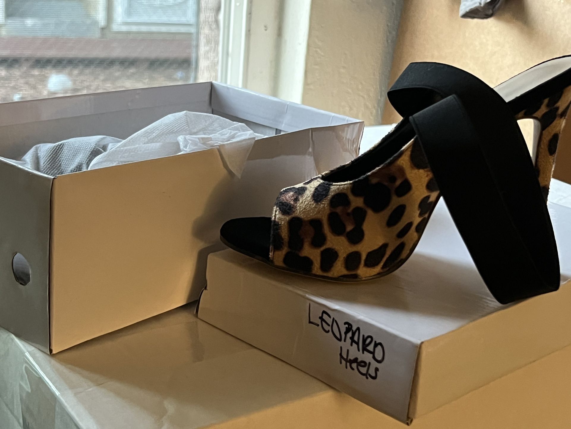 Leopard Heels