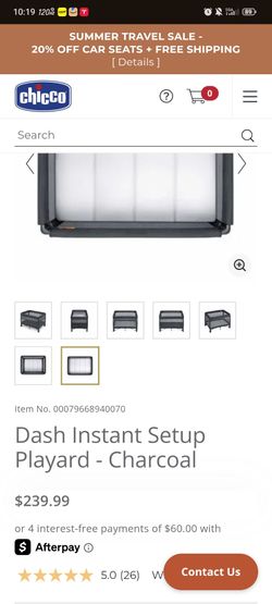 Chicco Dash™ Instant Setup Playard – Excellent Condition