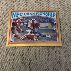 1982 Topps NFC Championship Sticker