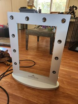 Vanity mirror with lights