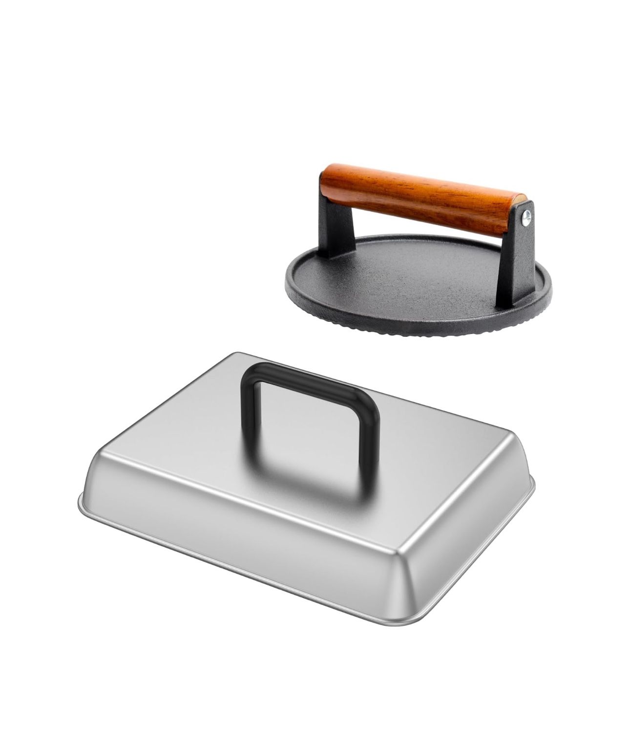 ROUND CAST IRON SMASH BURGER