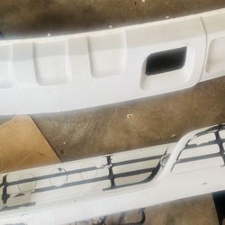 Rear bumper and front bumper valance