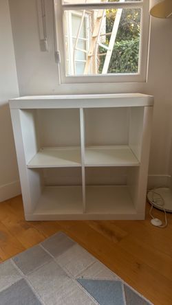 White shelf