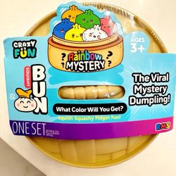 AUTHENTIC Crazy Fun Squishy Bun Rainbow Mystery Dumpling Viral Fidget Toy Sealed 