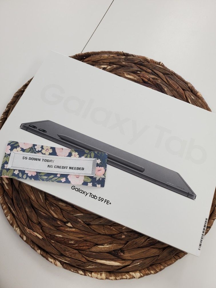 Samsung Galaxy Tab S9 FE Plus - Pay $1 DOWN AVAILABLE - NO CREDIT NEEDED