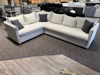 Cream elegant sectional (marked way down)