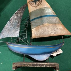 Aluminum Decorative Sailboat