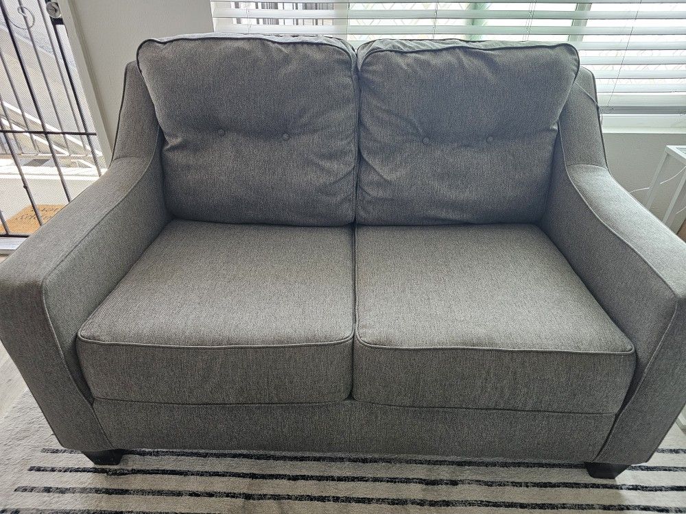 Modern Grey 2-Seater Couch/
Loveseat - Great Condition