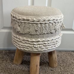 Macrame Stool 