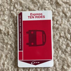 CATS BUS Express Ten Rides-New