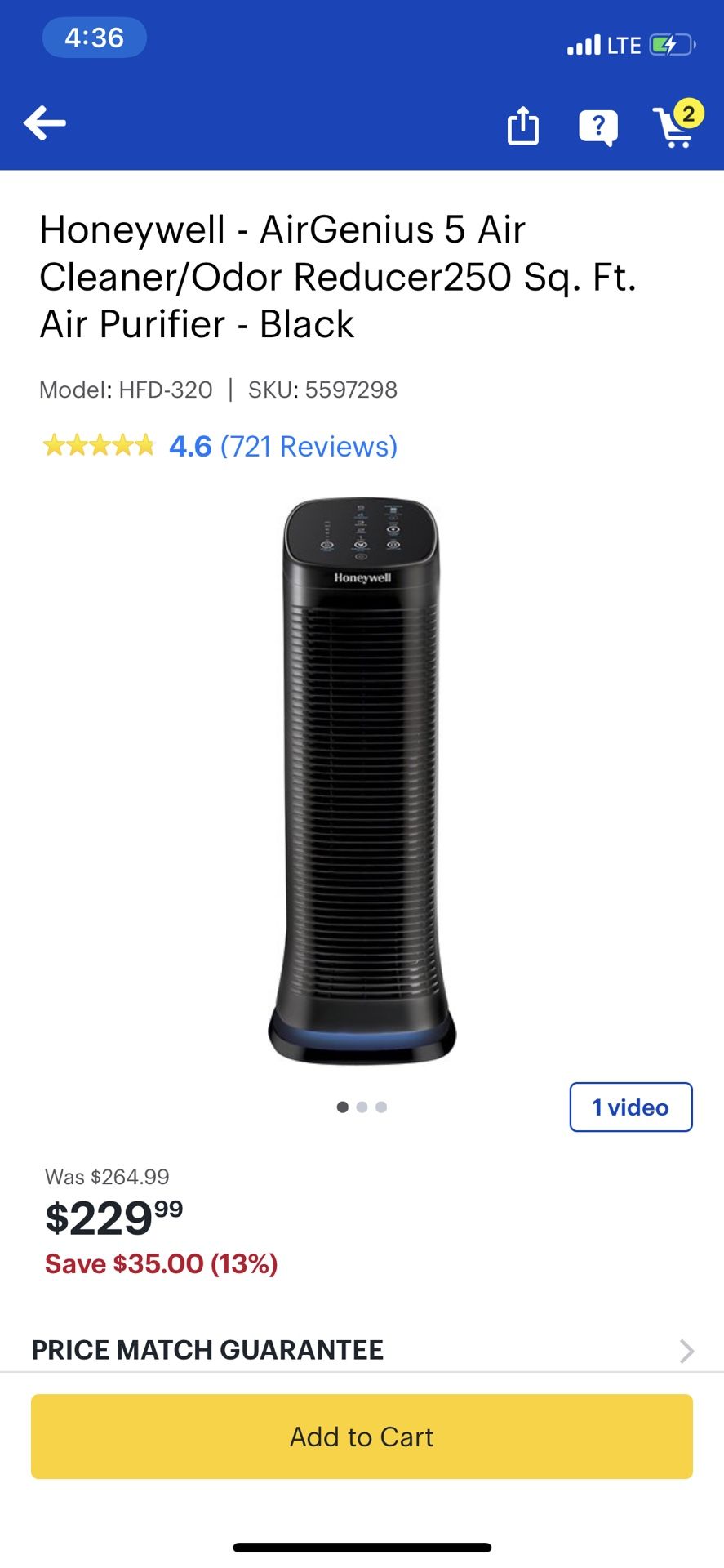 Honeywell AirGenius 5 Air Purifier