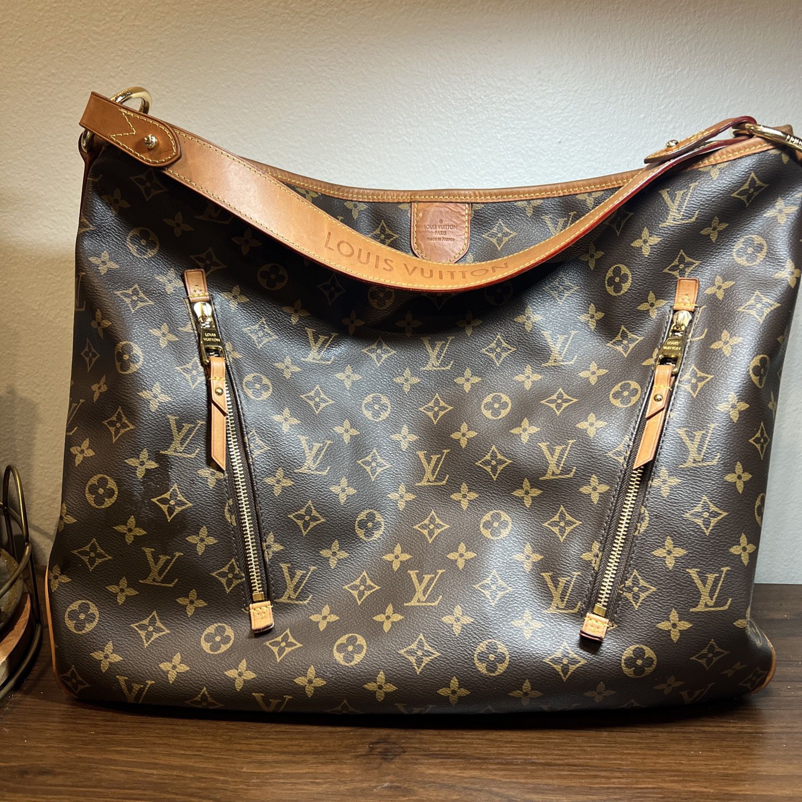 Louis Vuitton Delightful GM Monogram Purse Shoulder Bag Handbag Tote