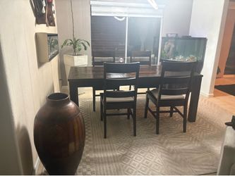 Beautiful wooden dining table from Pier 1 Imports