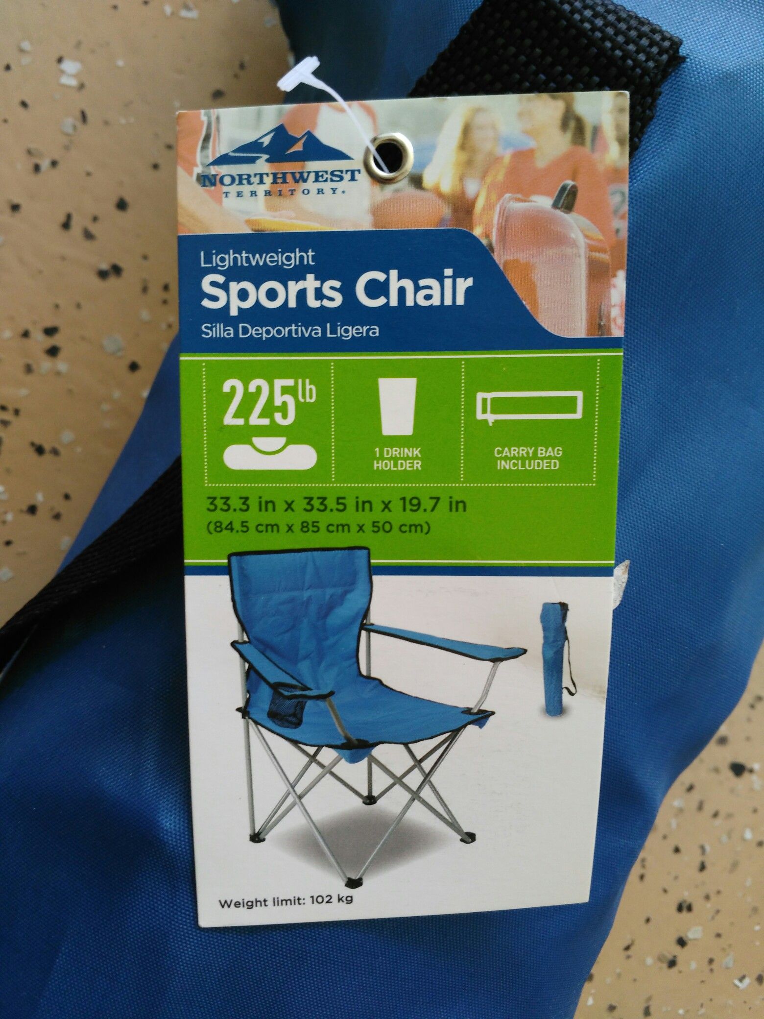 New Northwest Blue Sports Outdoor Camping Folding Chair