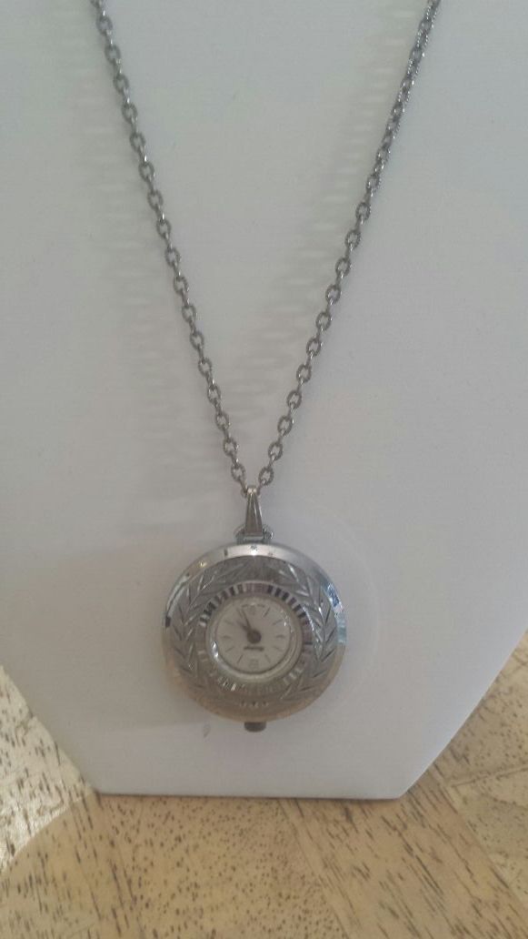 Antique Watch pendent and necklace