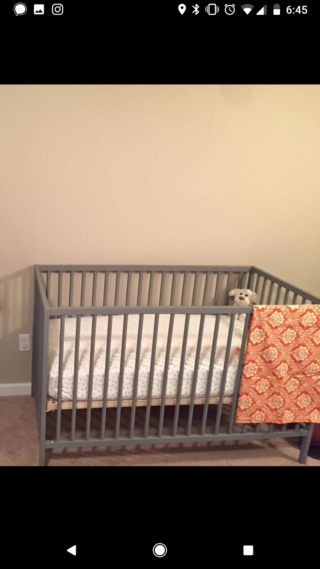 Ikea Sniglar crib for Sale in Olympia, WA OfferUp