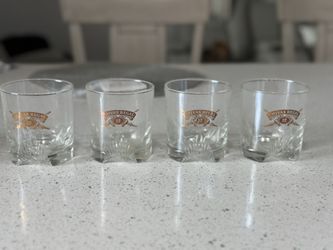 Set Of 4 Chivas Regal Whiskey Glasses