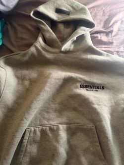 Grey essential hoodie