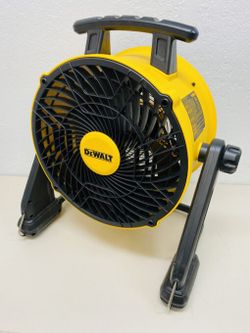 DEWALT 16 Inch Heavy Duty Floor Fan, High Velocity Barrel Shop Fan