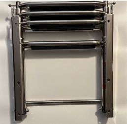 4-Step Stainless Steel Sliding Dive Ladder - Telescoping Ladder for Pontoon Boat