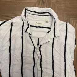 Pacsun Black Stripe Shirt