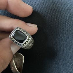 Vintage Solid Silver Rings 
