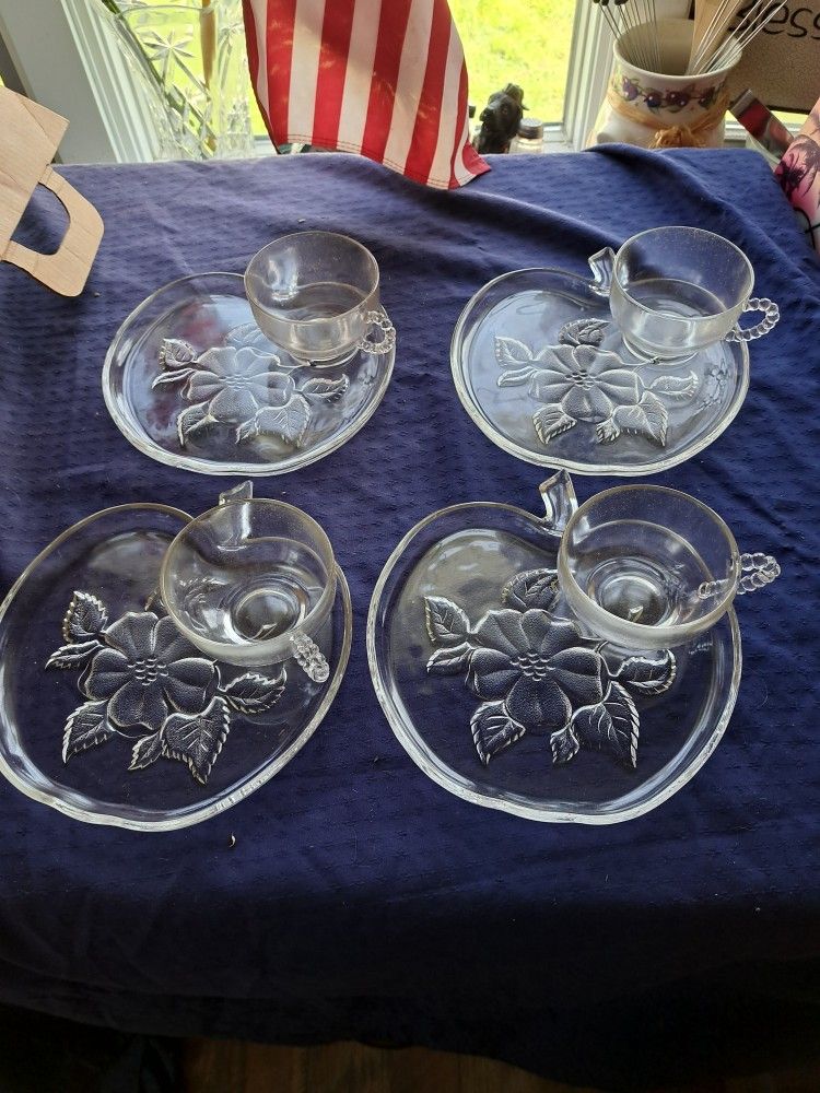 Vintage Glass Tea sets