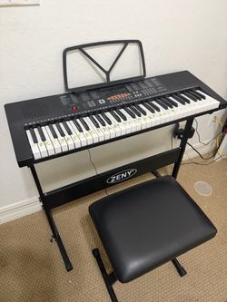 Keyboard with chair