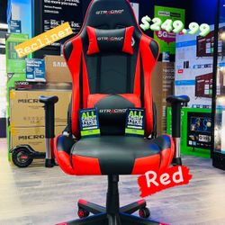 GTRacing Gaming Chair Red **BRAND NEW**