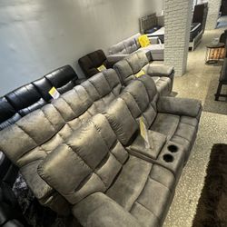 Gorgeous Gray Barcelona Sofa And Loveseat Set!$1099!*SAME DAY DELIVERY*NO CREDIT NEEDED*EASY FINANCING*HUGE SALE*