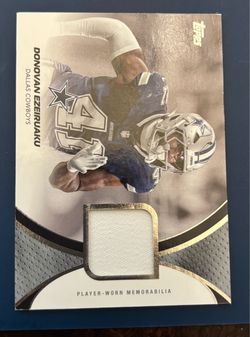 2026 Topps Donovan Ezeiruaku NFL Material NFLM-DE Cowboys Player Worn Relic
