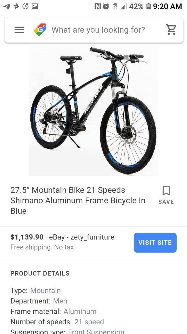 Murtisol aluminum mountain discount bike