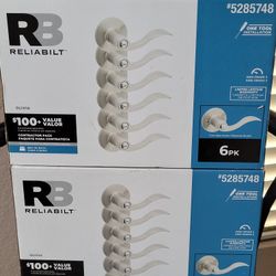 6 Pack Of Bed/bath Door Locks 