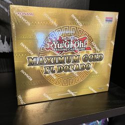 YUGIOH Maximum gold El Dorado Box 