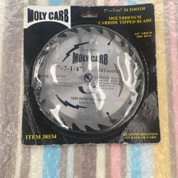 Moly Carb 7” 24 Tooth Carbide Tipped Saw Blade 38534
