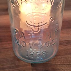 Antique Mason Jars Patent Nov 30 1858
