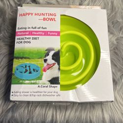Dog Bowl Happy Hunting Bowl For Slower Eating