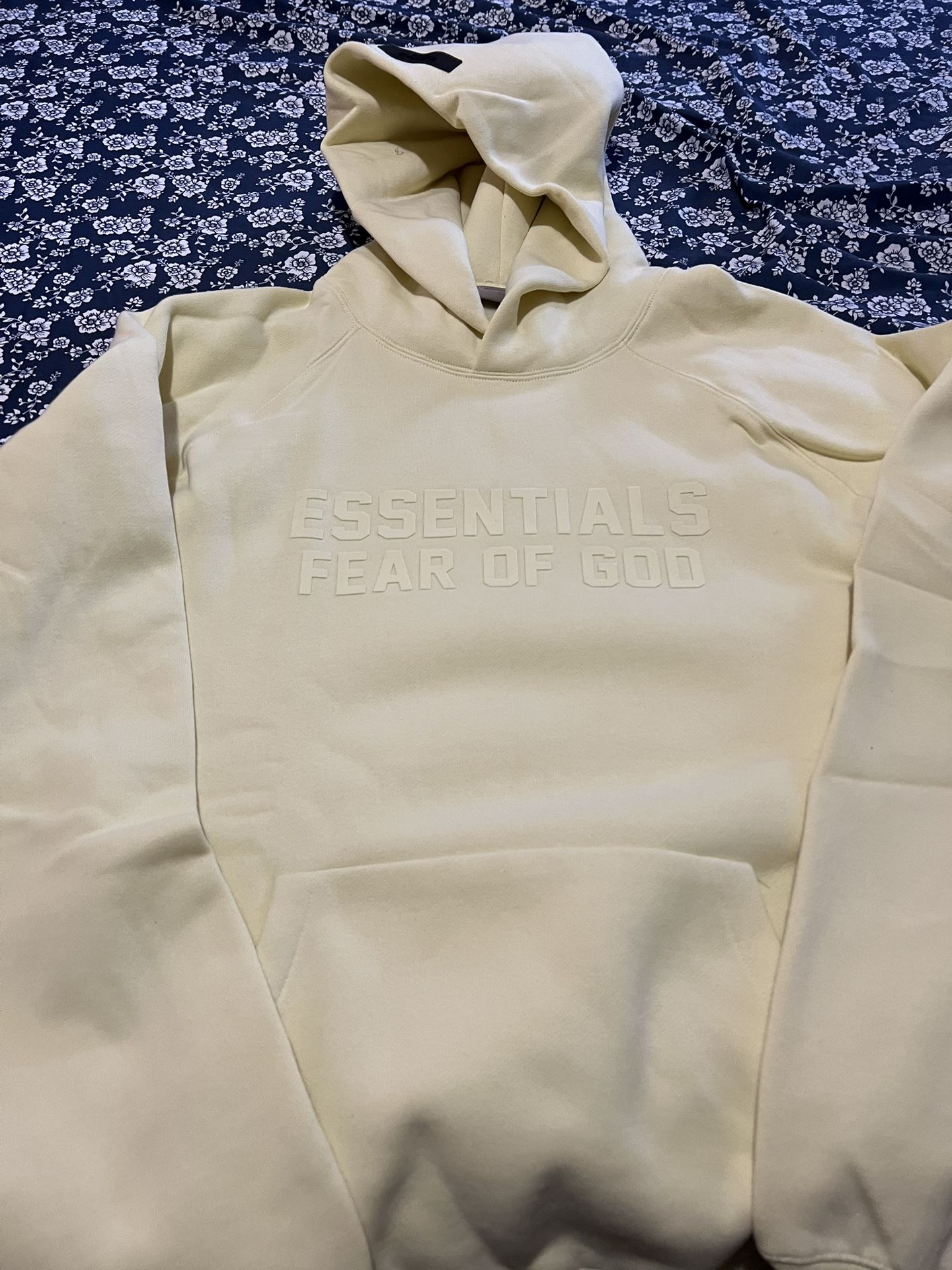 Fear Of God Canary Yellow Hoodie Size XL Brand New With Tags 100% AUTHENTIC