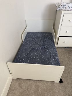 Toddler bed + mattress $80