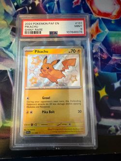 PSA 9 Pikachu Paldean Fates